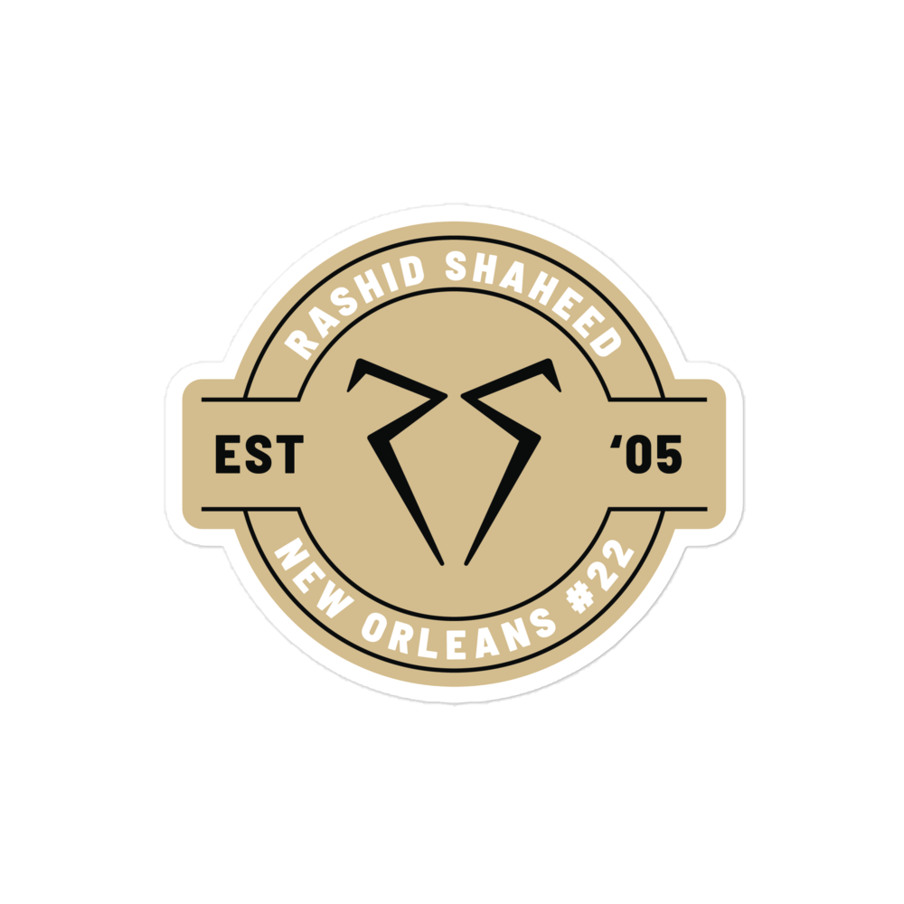 Rashid Shaheed "Logo Badge" Sticker