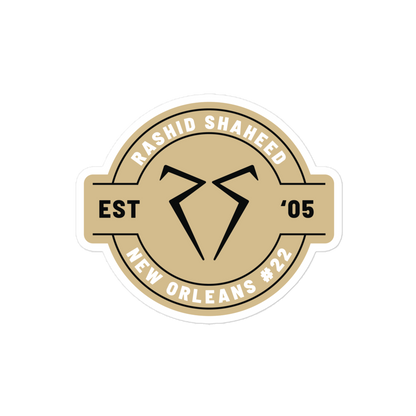Rashid Shaheed "Logo Badge" Sticker