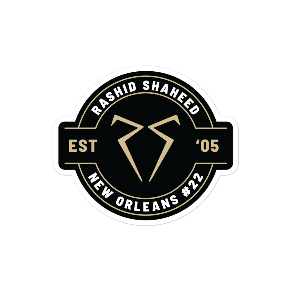 Rashid Shaheed "Logo Badge" Sticker