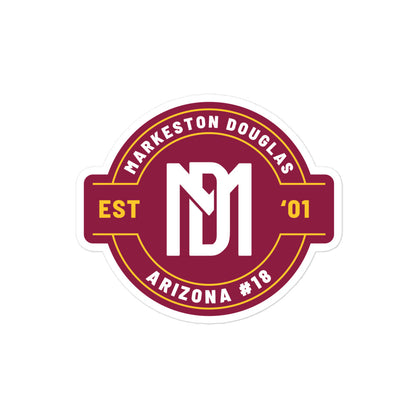 Markeston Douglas "Logo Badge" Sticker