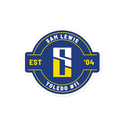 Sam Lewis "Logo Badge" Sticker