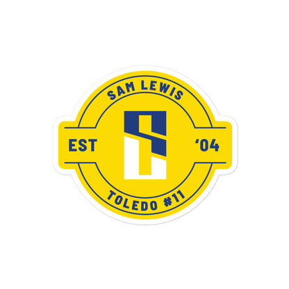 Sam Lewis "Logo Badge" Sticker