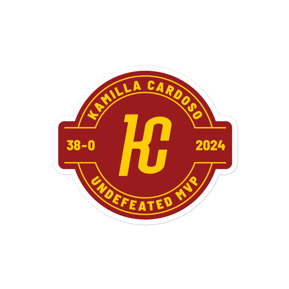 Kamilla Cardoso "Logo Badge" Sticker