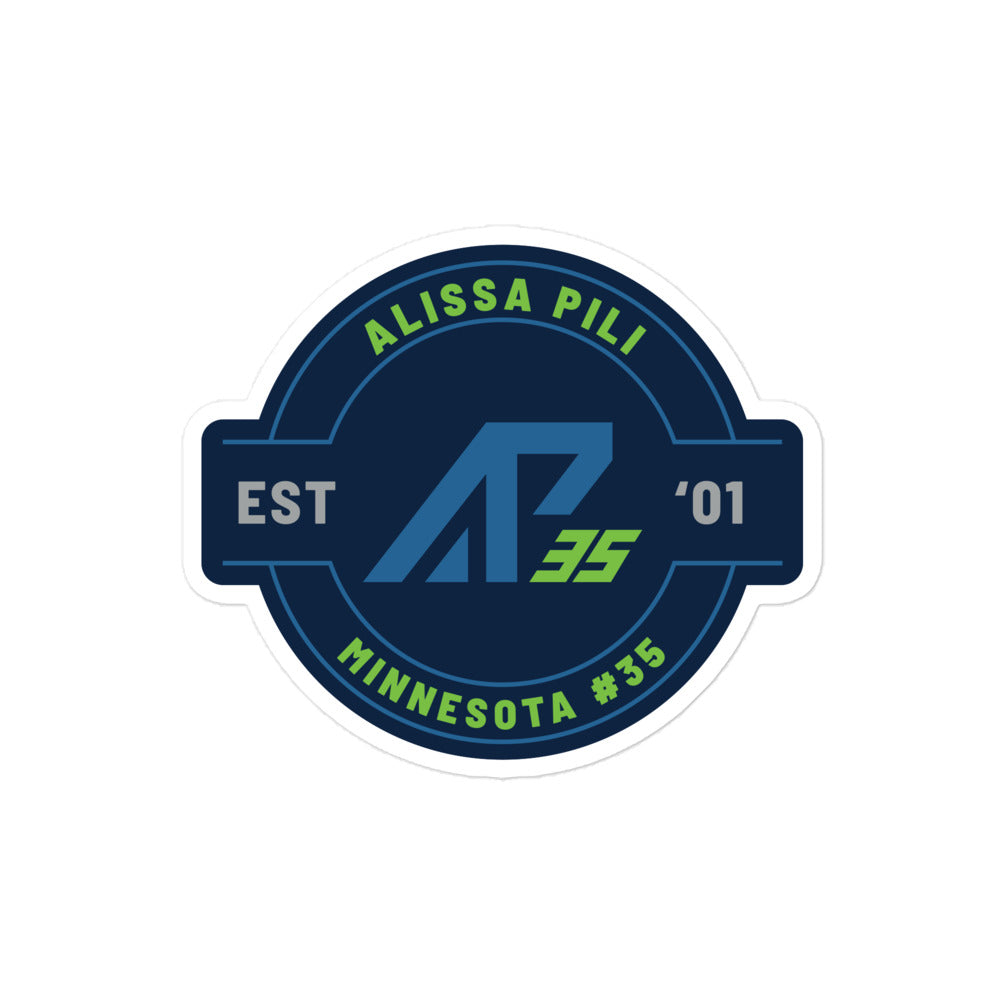 Alissa Pili "Logo Badge" Sticker