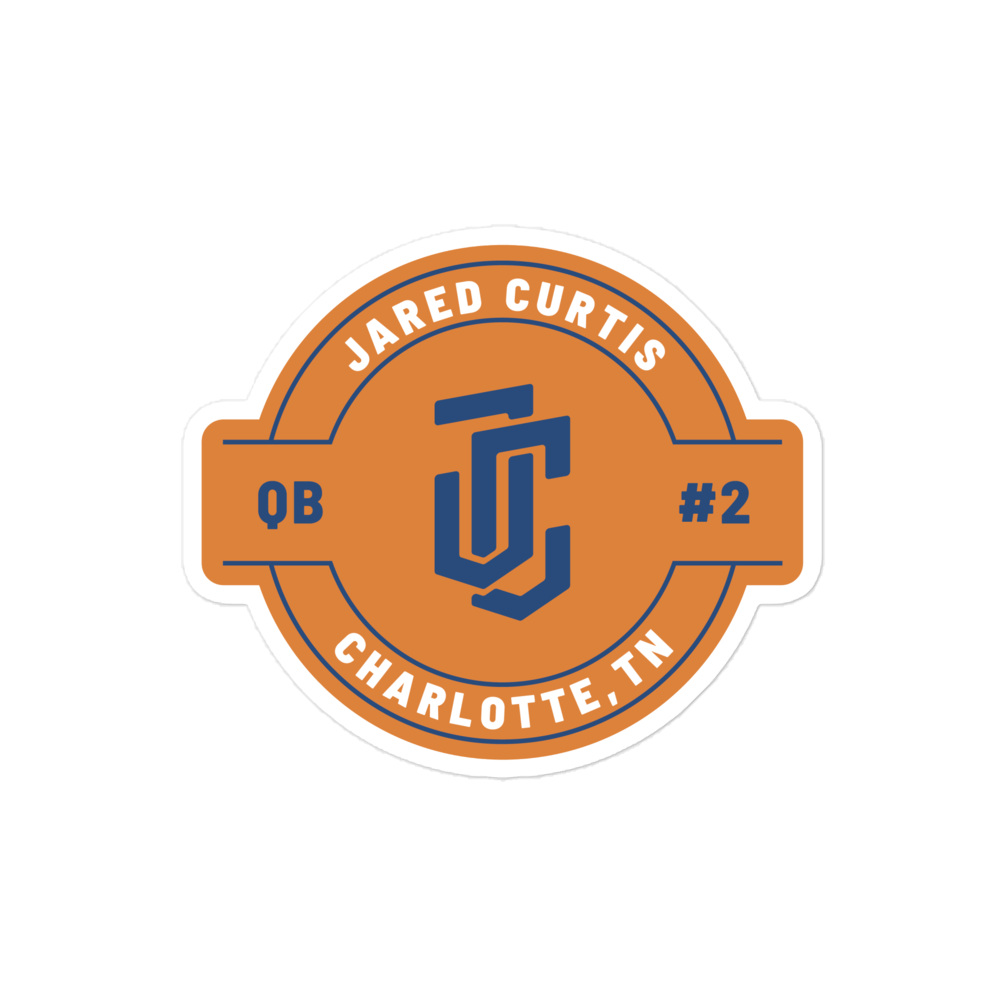 Jared Curtis "Logo Badge" Sticker