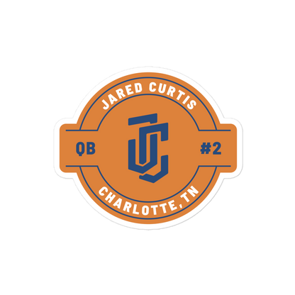 Jared Curtis "Logo Badge" Sticker