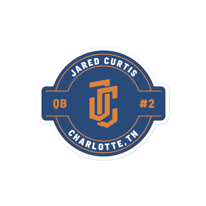 Jared Curtis "Logo Badge" Sticker