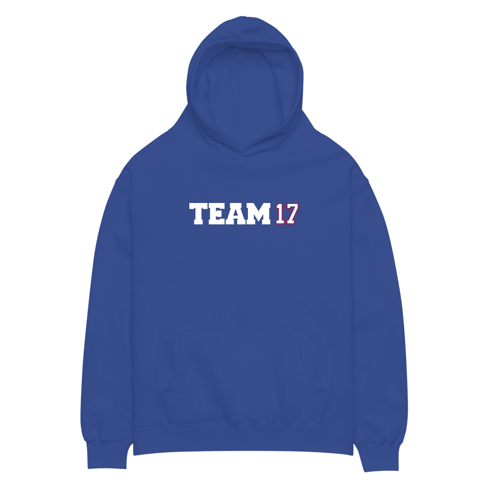 Team 17 Logo Hoodie Cobalt