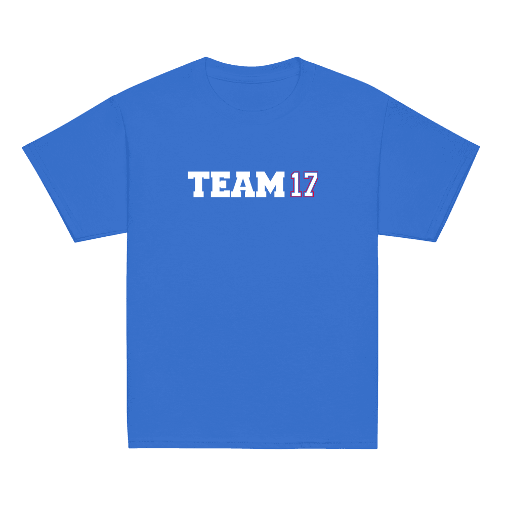 Team 17 Logo Youth T-shirt Royal