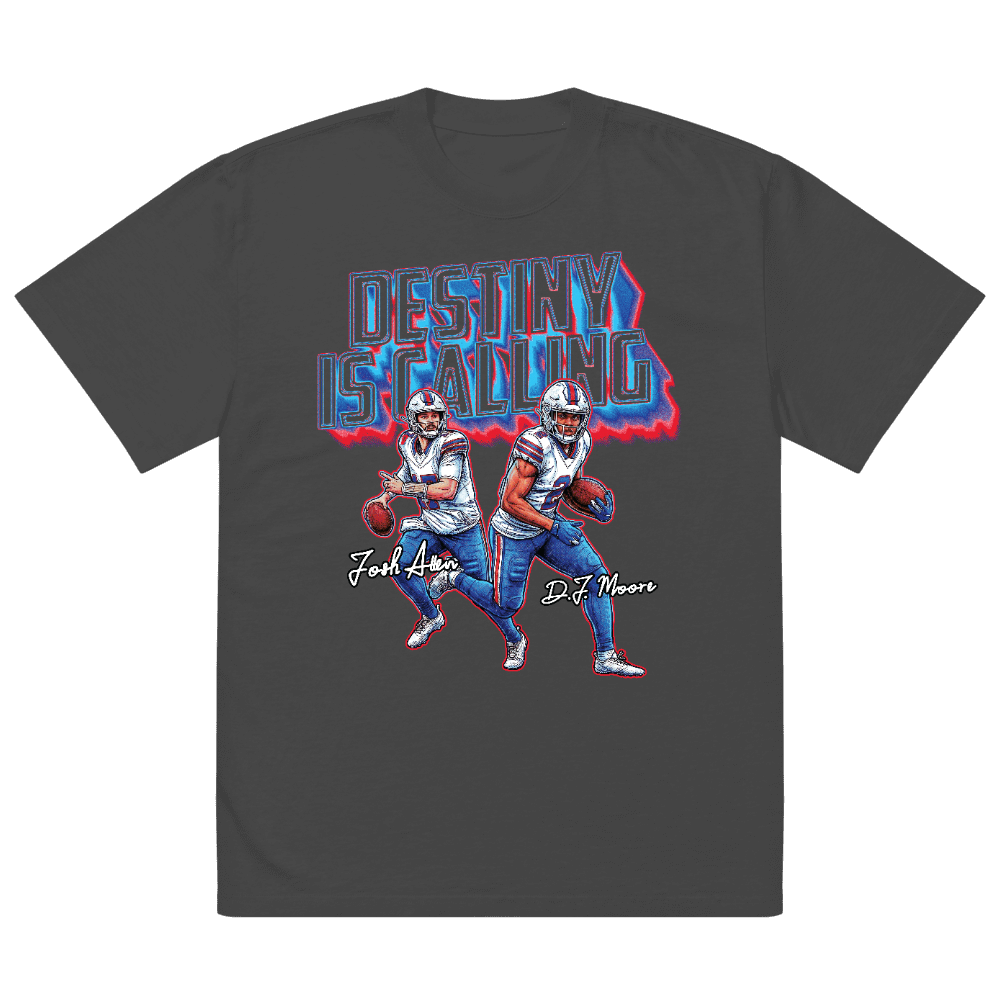 Destiny is Calling Destiny is Calling Oversized T-shirt Faded Black