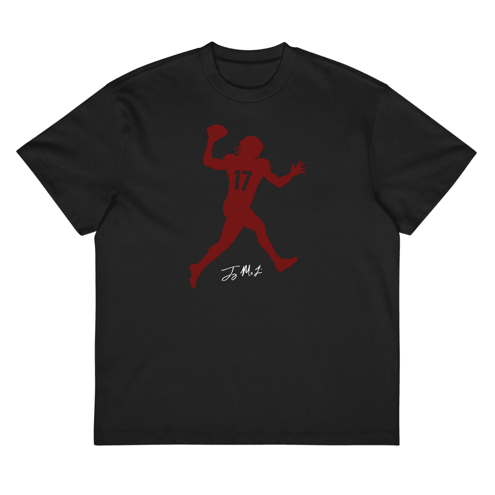 Terry McLaurin Silhouette Boxy T-shirt Black