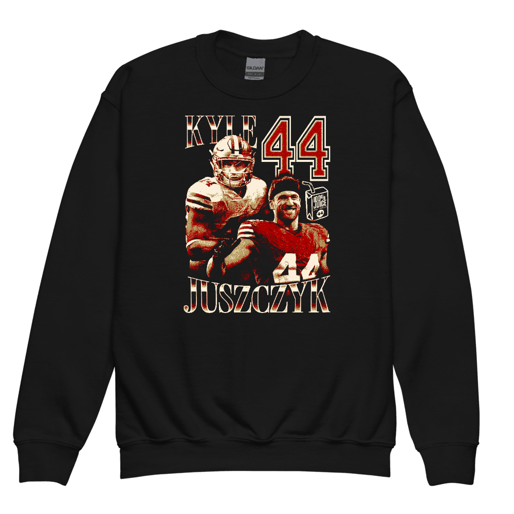 Kyle Juszczyk Vintage Vintage Youth Sweatshirt Black