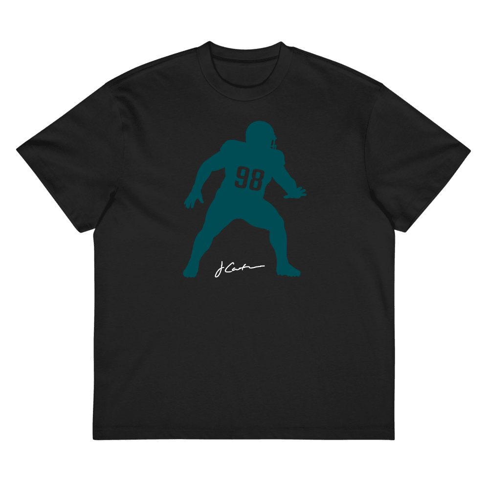 Jalen Carter Silhouette Boxy T-shirt Black