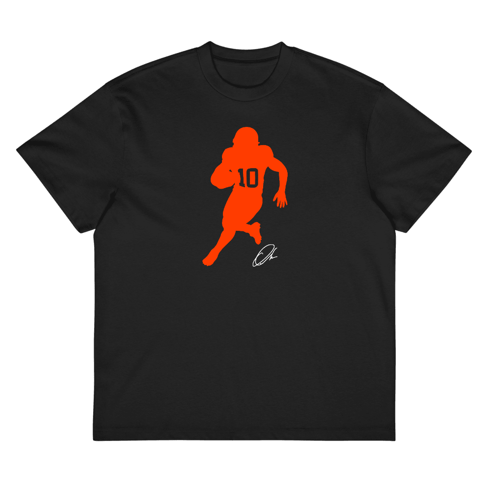 Quinshon Judkins Silhouette Boxy T-shirt Black