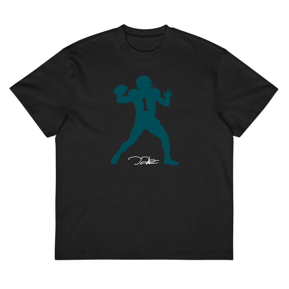 Jalen Hurts Silhouette Boxy T-shirt Black