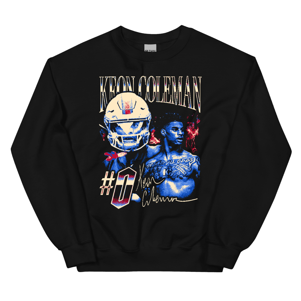 Keon Coleman Vintage Vintage Sweatshirt Black