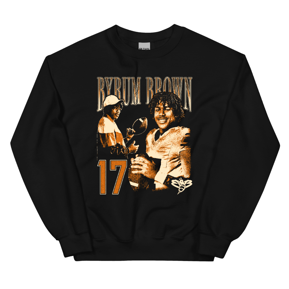 Byrum Brown Vintage Vintage Sweatshirt Black