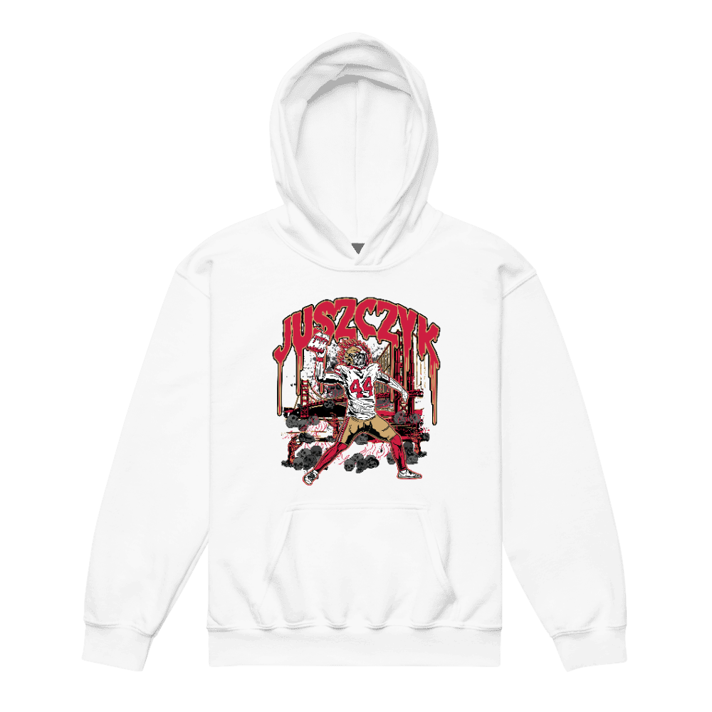 Kyle Juszczyk Illustration Youth Hoodie White