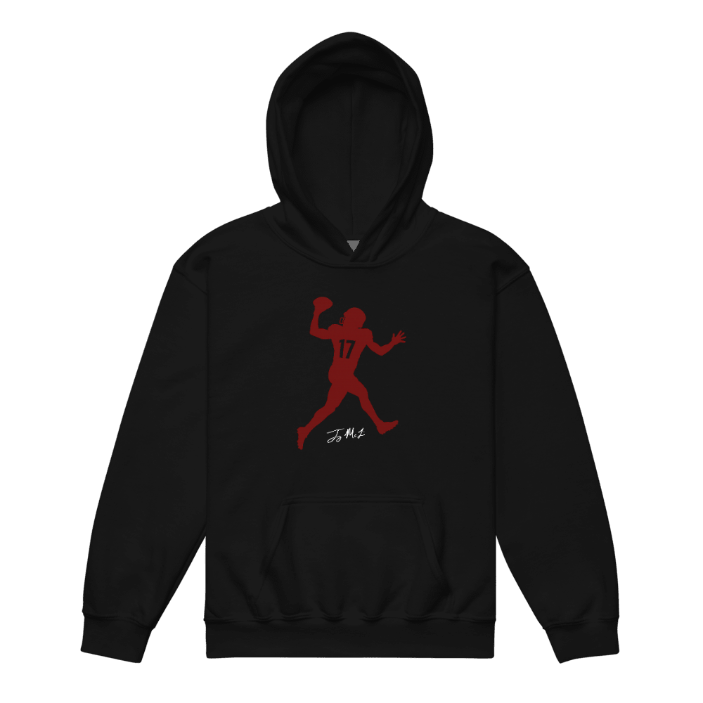 Terry McLaurin Silhouette Youth Hoodie Black