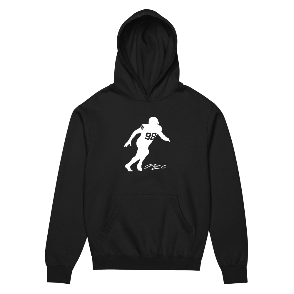 Maxx Crosby Silhouette Boxy Hoodie Black