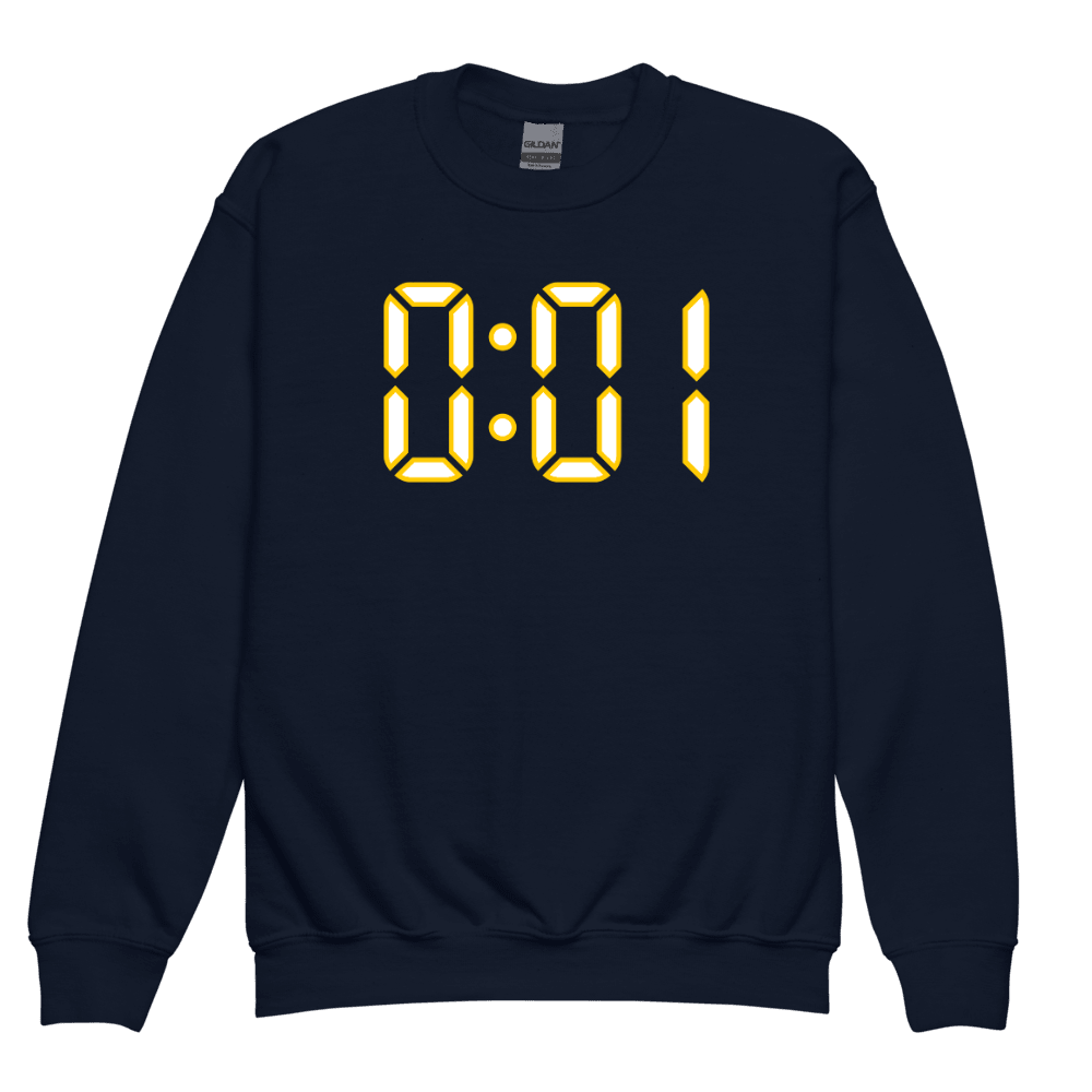 JJ Buchanan 0:01 Youth Sweatshirt
