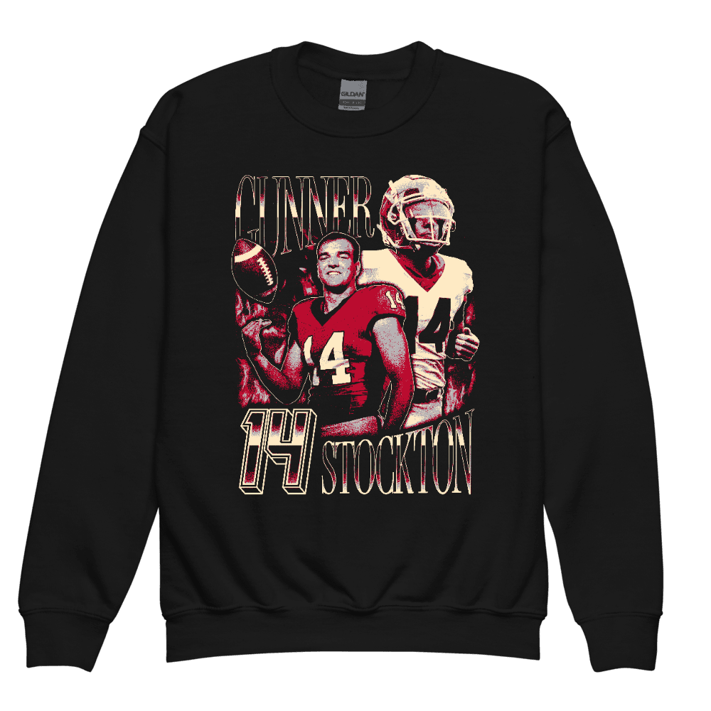 Gunner Stockton Vintage Vintage Youth Sweatshirt Black