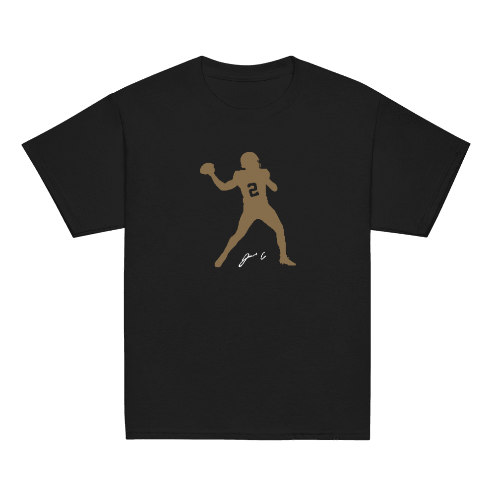 Jared Curtis Silhouette Youth T-shirt Black