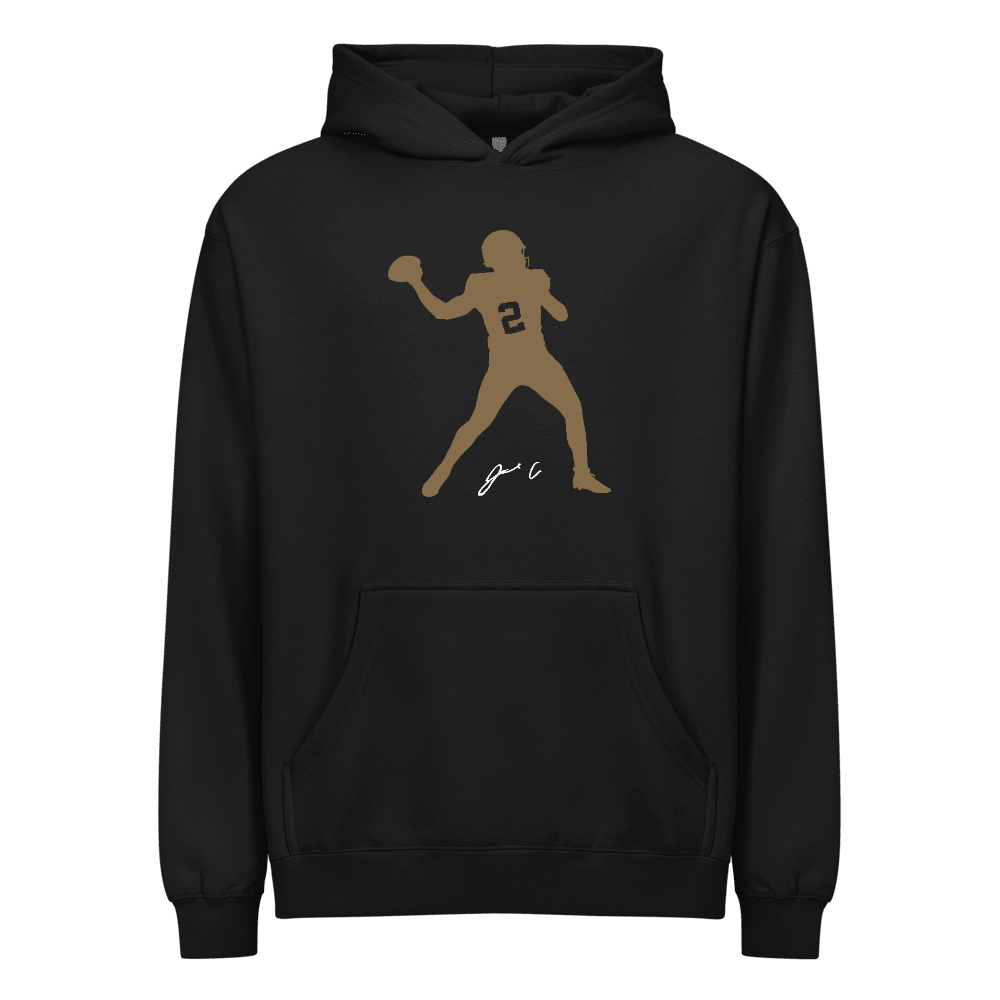 Jared Curtis Silhouette Boxy Hoodie Black