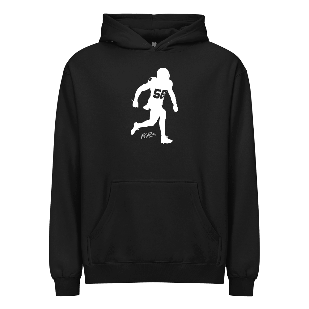 Bobby Okereke Silhouette Boxy Hoodie Black