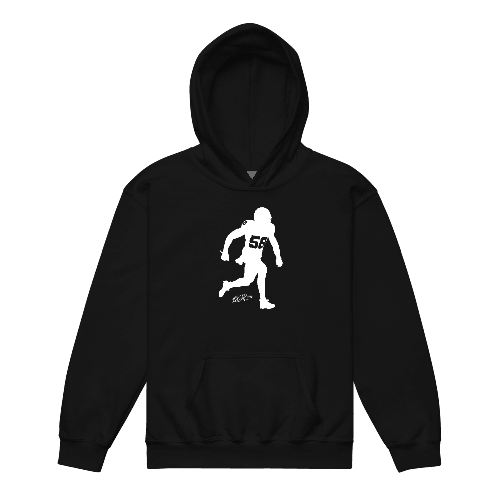 Bobby Okereke Silhouette Youth Hoodie Black