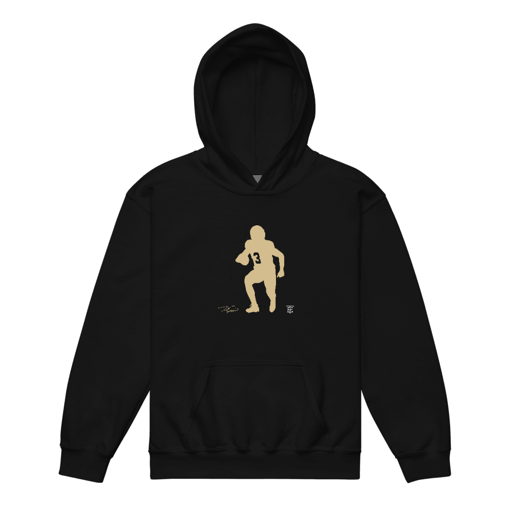 Travis Etienne Jr Silhouette Youth Hoodie Black