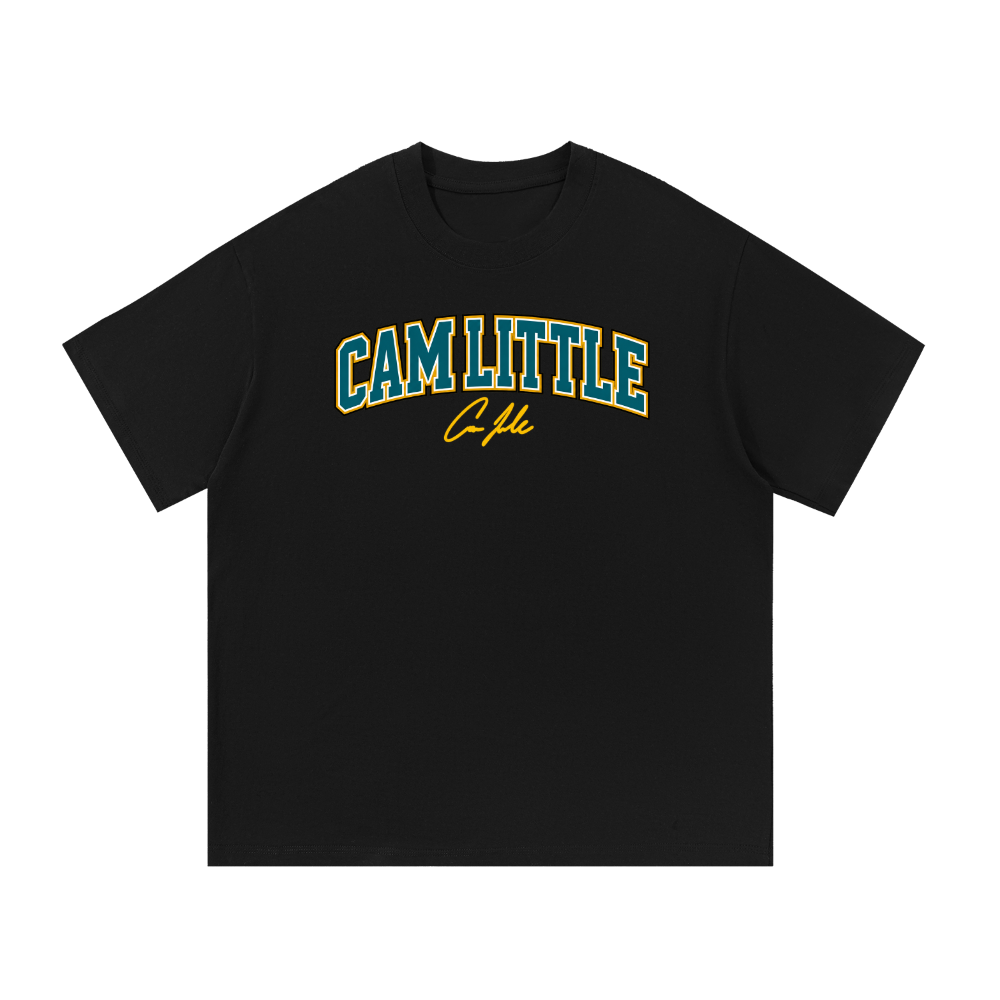 Cam Little Varsity Wordmark Oversized T-shirt