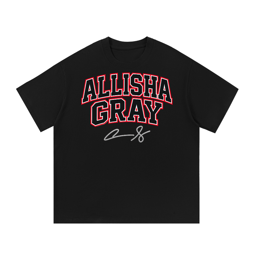 Allisha Gray Varsity Wordmark Oversized T-shirt