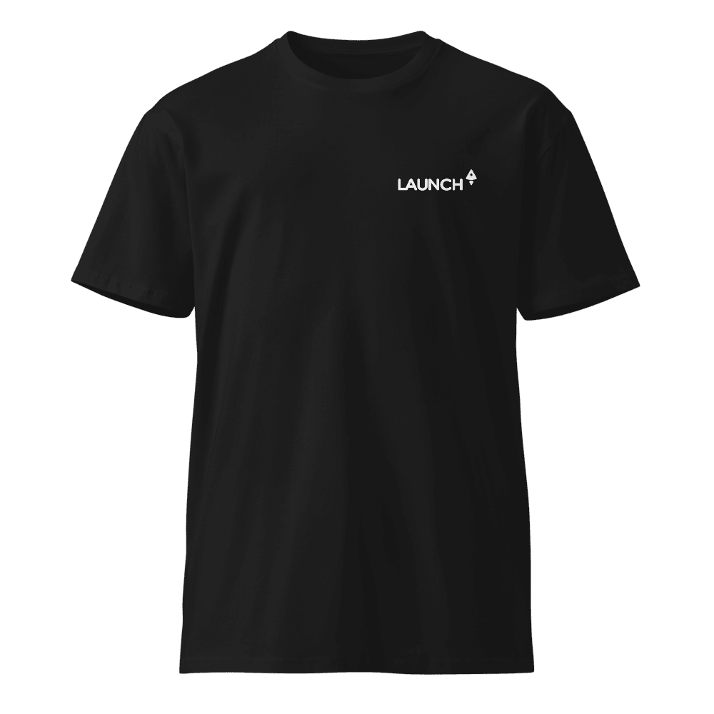 Logo - launch_logo_4-cropped Logo T-shirt Black