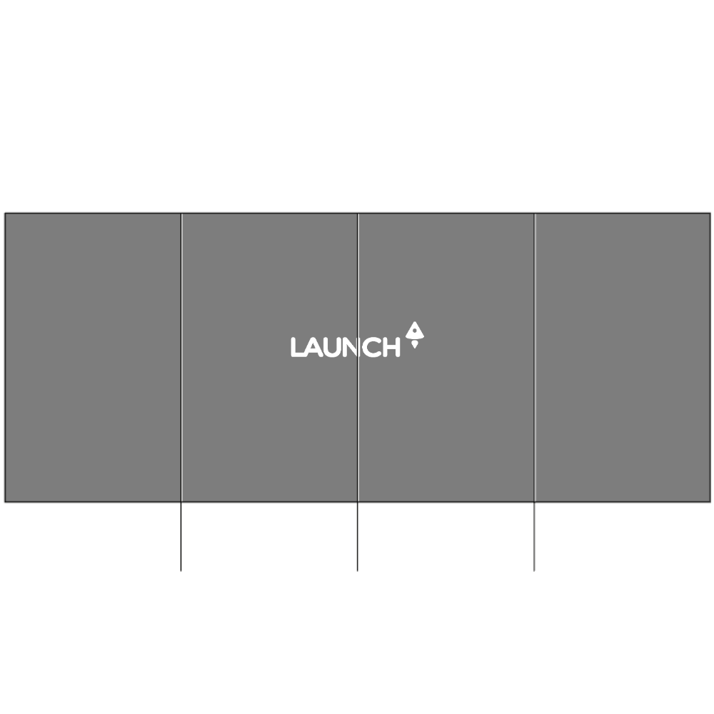 Logo - launch_logo_4-cropped Logo Water Bottle Black
