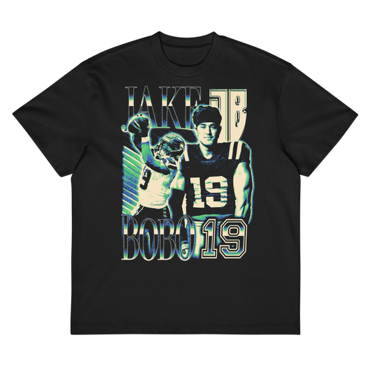 Jake Bobo Vintage Vintage Boxy T-shirt Black by Athlete Market