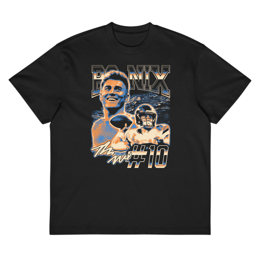 Bo Nix Vintage Box T-shirt Black