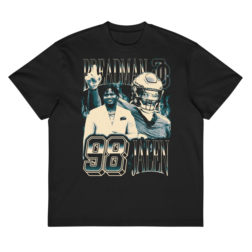 Jalen Carter Vintage Box T-shirt Black