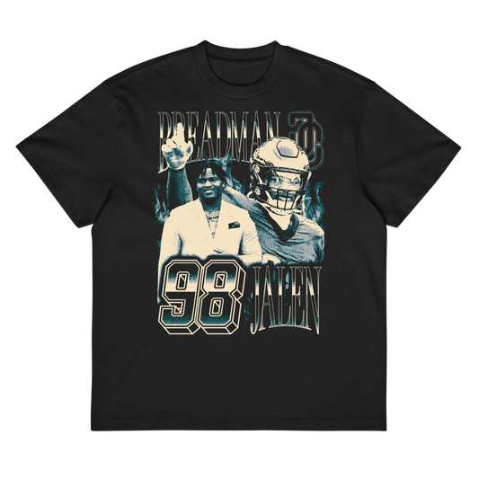 Jalen Carter Vintage Box T-shirt Black