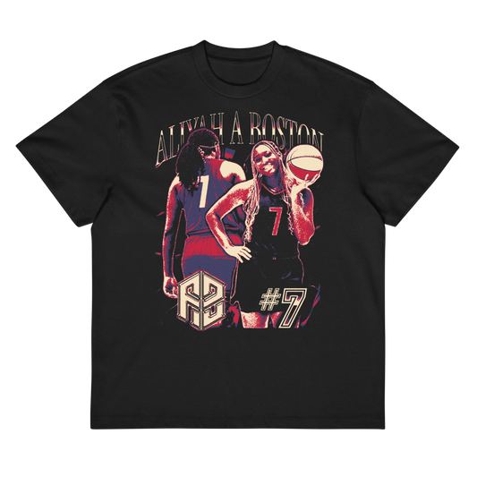 Aliyah Boston Vintage Box T-shirt Black