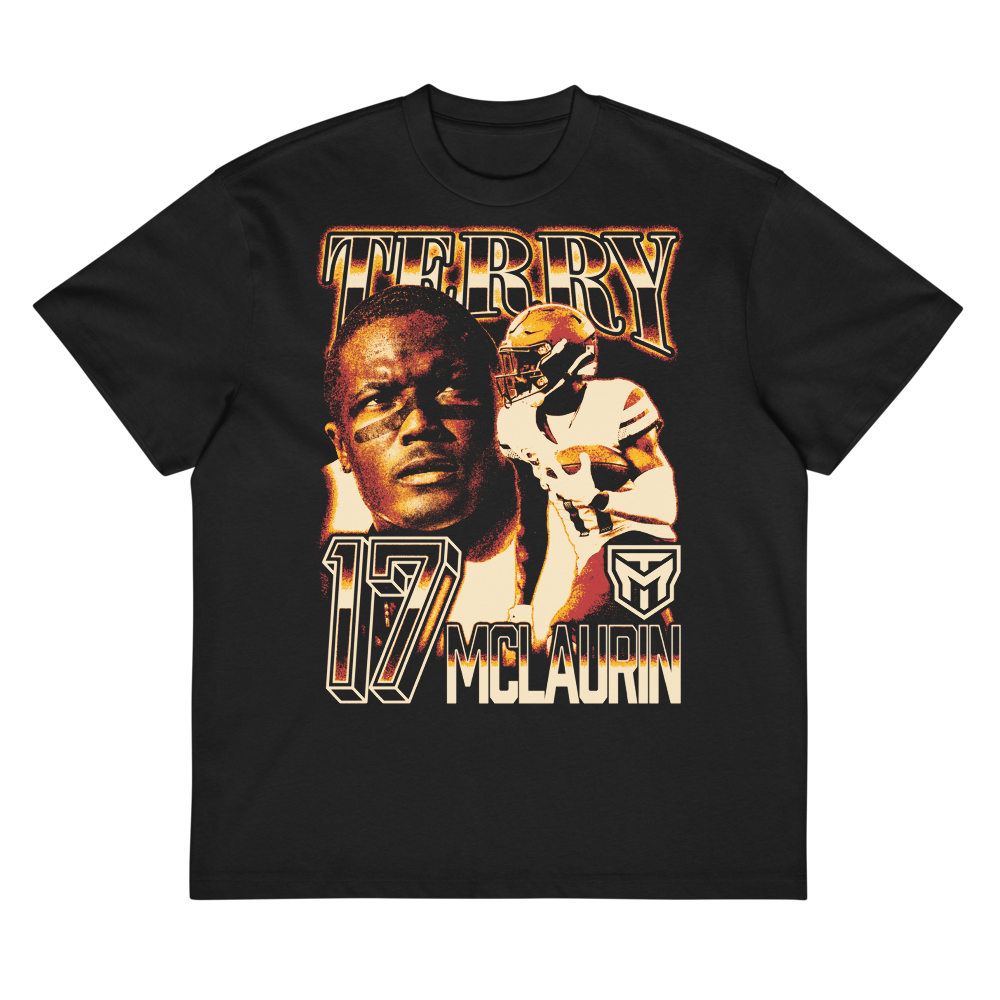 Terry McLaurin Vintage Box T-shirt Black