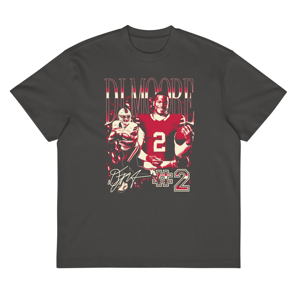 DJ Moore Vintage Vintage Boxy T-shirt Vintage Black by Athlete Market