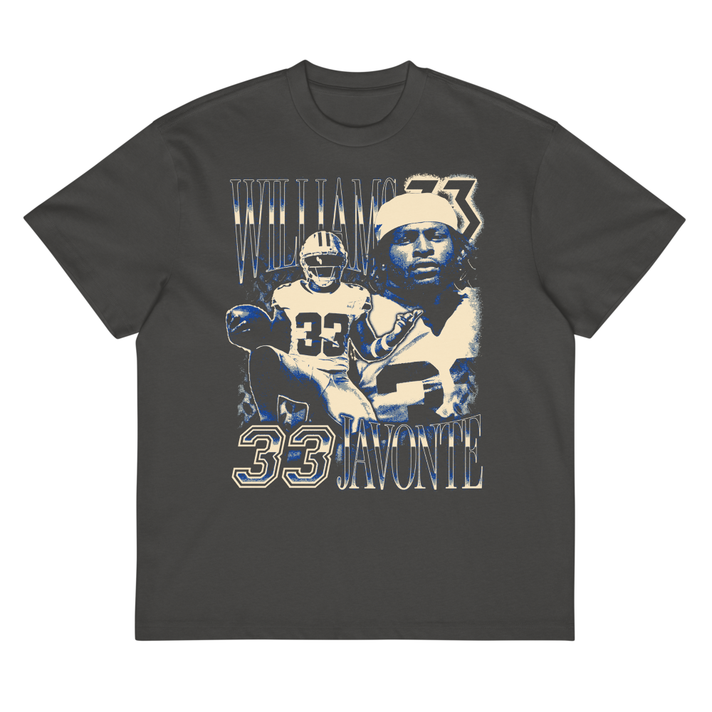 Javonte Williams Vintage Box T-shirt Vintage Black
