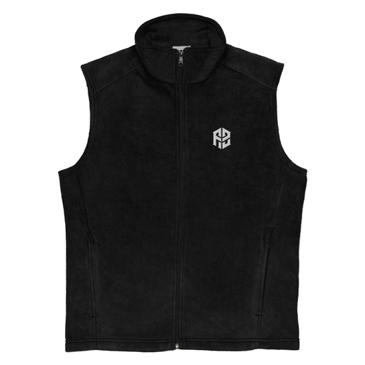 Aliyah Boston Logo Fleece Vest Black