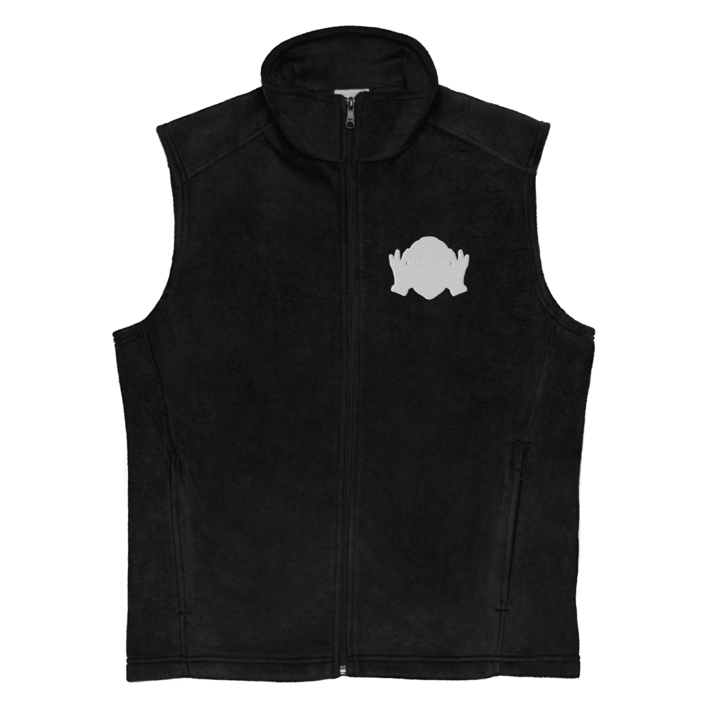 test athlete 10 Logo Fleece Vest Black