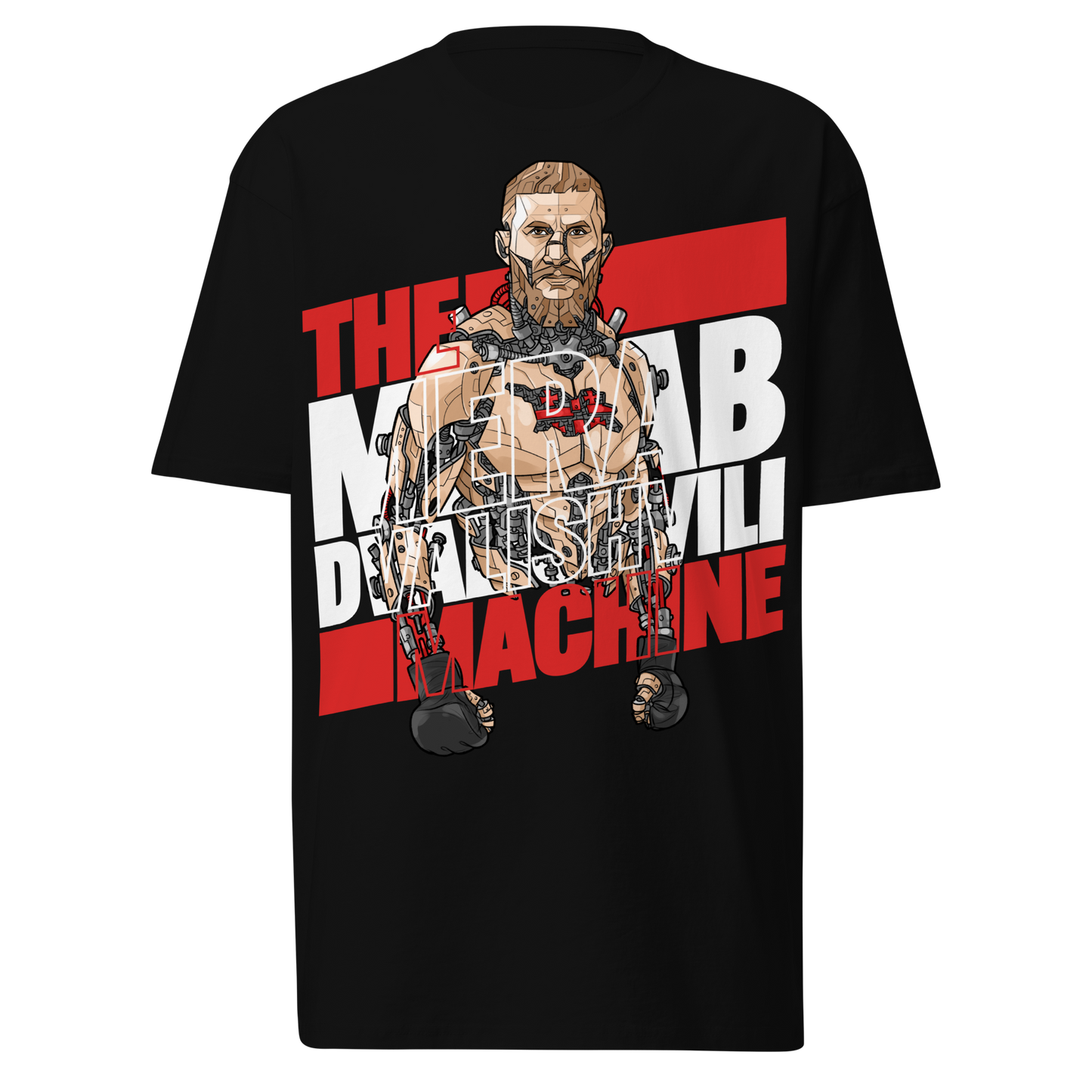 Merab Dvalishvili "The Machine" T-Shirt Black