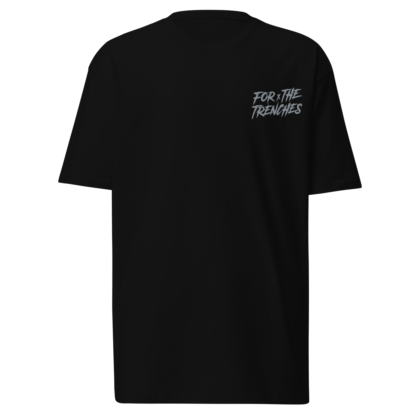 Lester Cotton "For the Trenches" Embroidered T-shirt