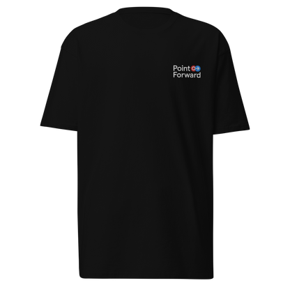 Point Forward "Logo" Embroidered Heavyweight T-shirt Black