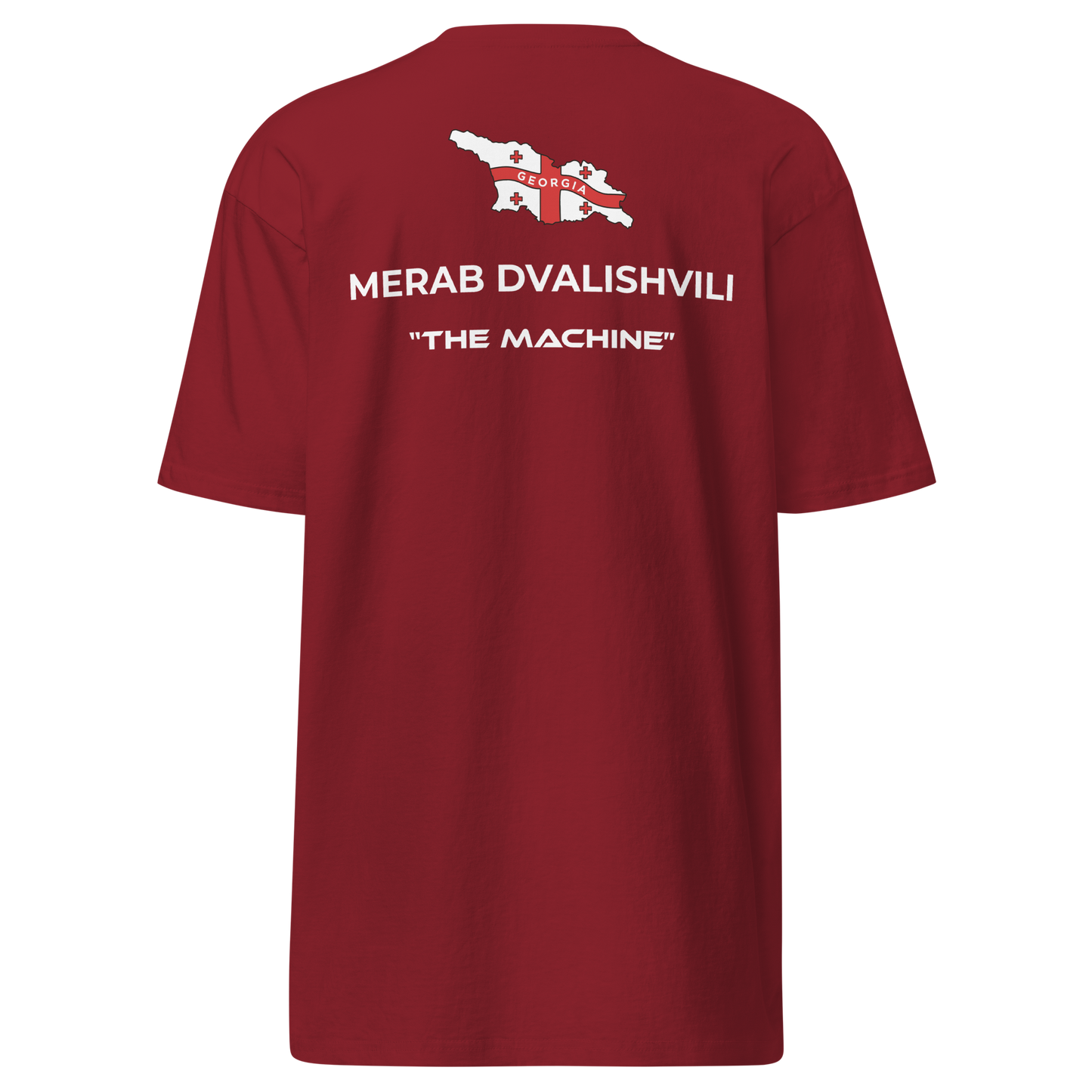 Merab Dvalishvili "Georgia" T-Shirt Red