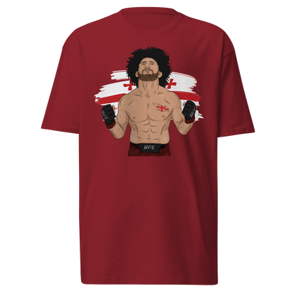 Merab Dvalishvili "Georgia" T-Shirt Red